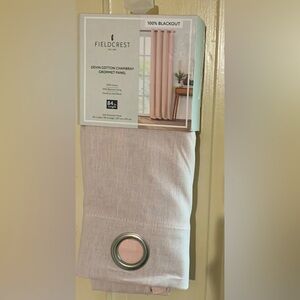 NWT Fieldcrest Devin 100% blackout 50x84 curtains